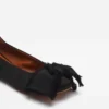 Ballerines à nœud en satin