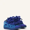 Baskets Curb en cuir avec lacets serpent