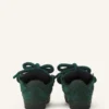 Baskets Curb en cuir avec lacets serpent