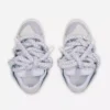Baskets Curb en cuir avec lacets serpent
