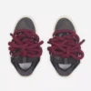 Baskets Curb en cuir avec lacets serpent
