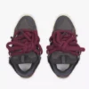 Baskets Curb en cuir avec lacets serpent