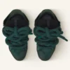Baskets Curb en cuir avec lacets serpent