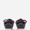 Baskets Curb en cuir avec lacets serpent