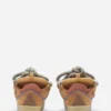Baskets Curb en cuir avec lacets serpent
