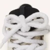 Baskets Curb en cuir avec lacets serpent