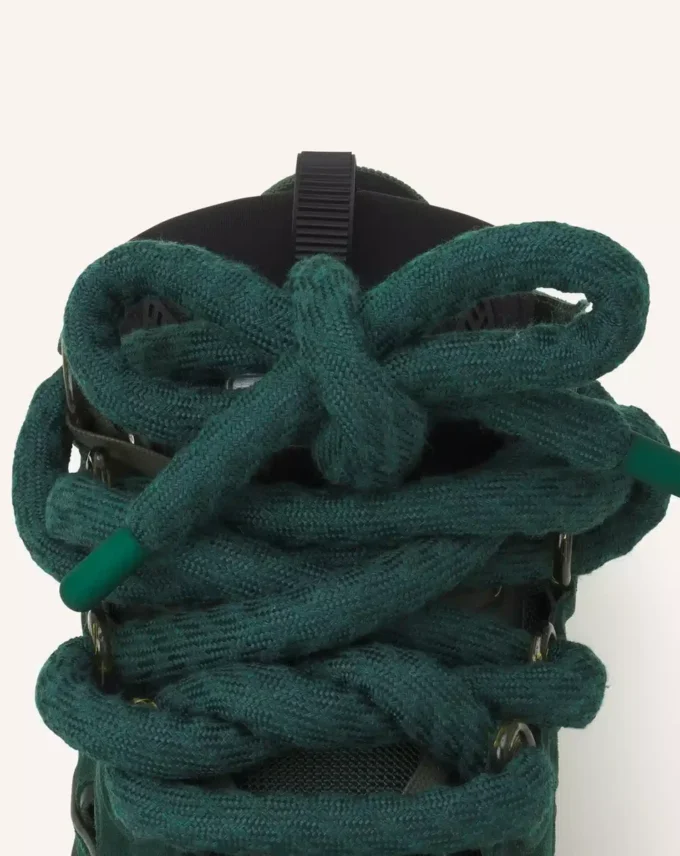 Baskets Curb en cuir avec lacets serpent