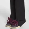 Baskets Curb en cuir avec lacets serpent