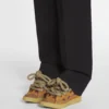 Baskets Curb en cuir avec lacets serpent