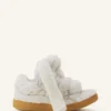 Baskets Curb en peau lainée