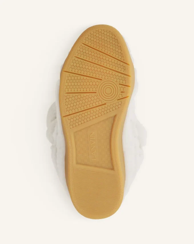 Baskets Curb en peau lainée