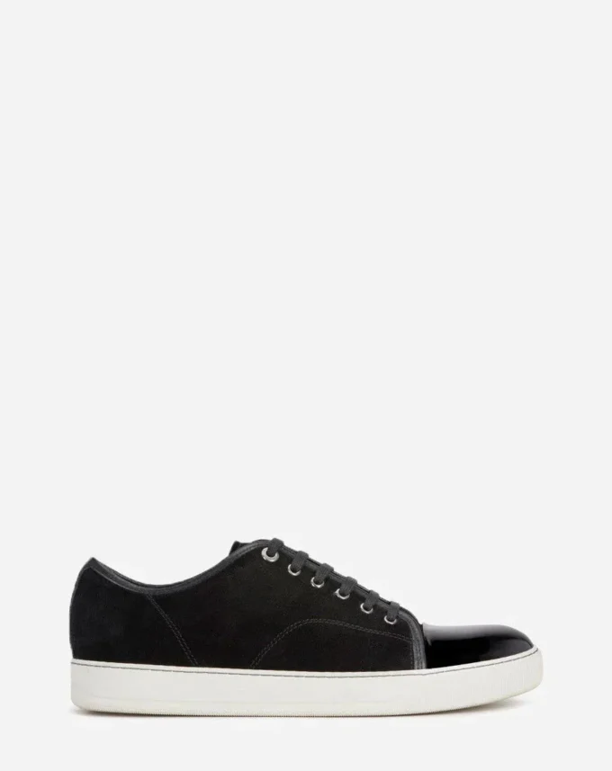 Baskets Dbb1 en daim et cuir verni