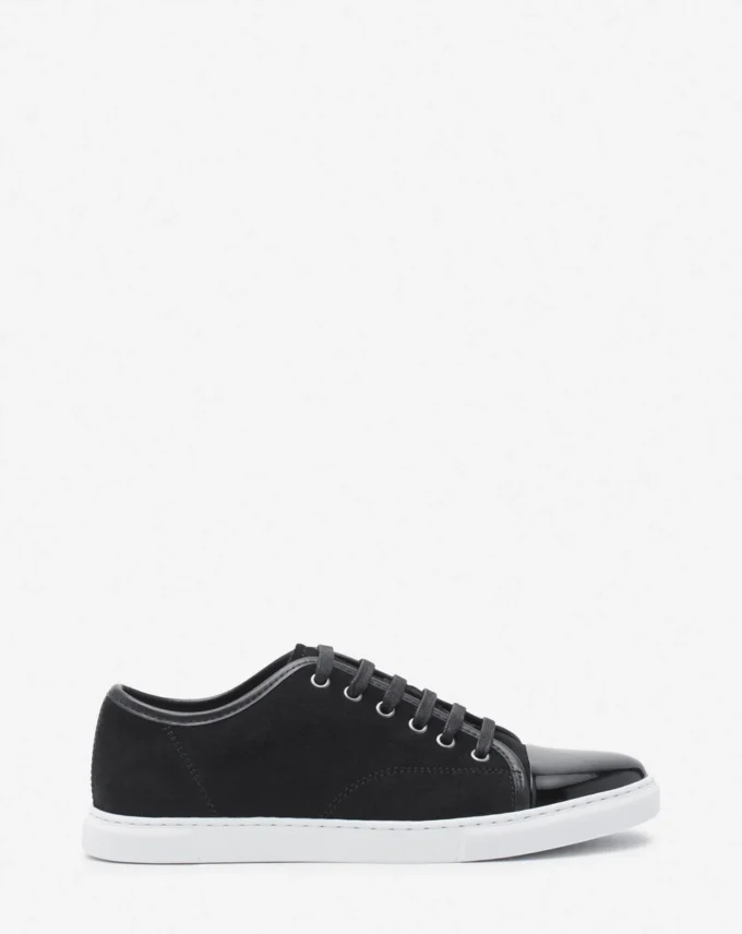 Baskets Dbb1 en daim et cuir verni
