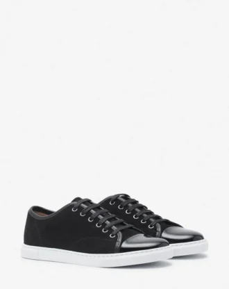 Baskets Dbb1 en daim et cuir verni