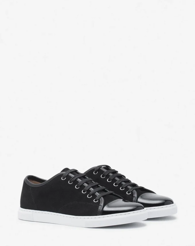 Baskets Dbb1 en daim et cuir verni