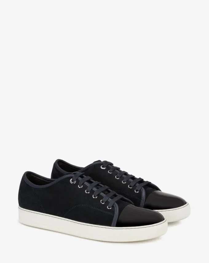 Baskets Dbb1 en daim et cuir verni