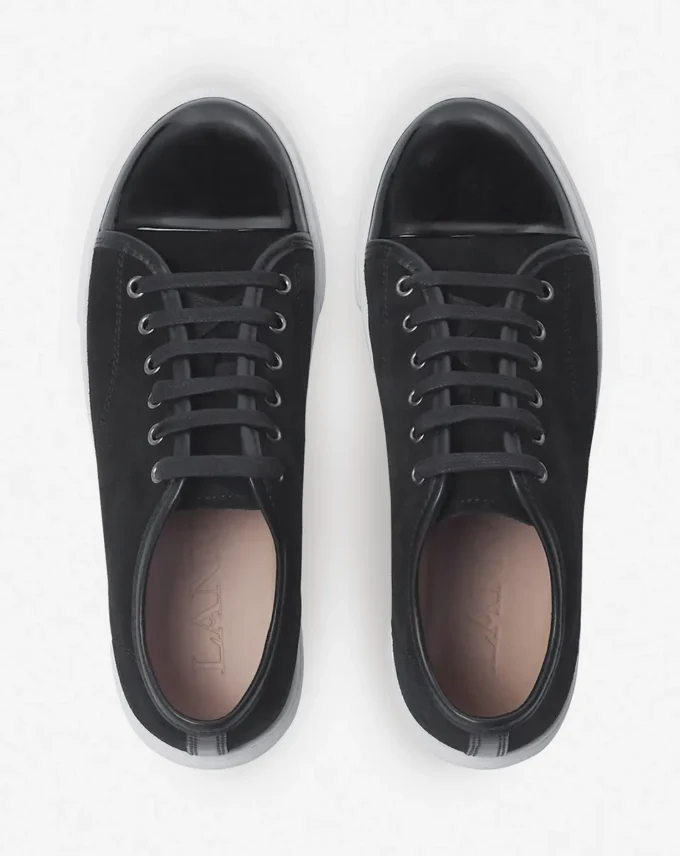 Baskets Dbb1 en daim et cuir verni