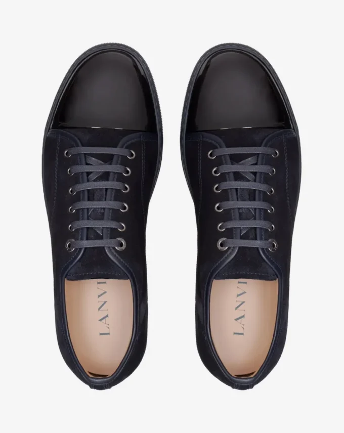 Baskets Dbb1 en daim et cuir verni