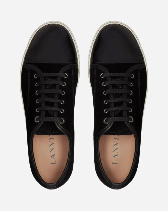 Baskets Dbb1 en daim et cuir verni