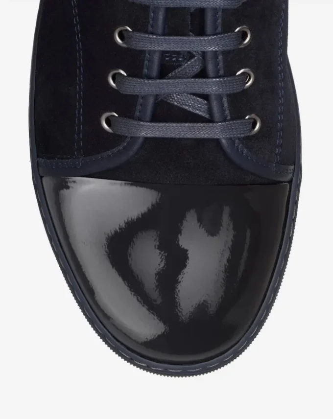 Baskets Dbb1 en daim et cuir verni
