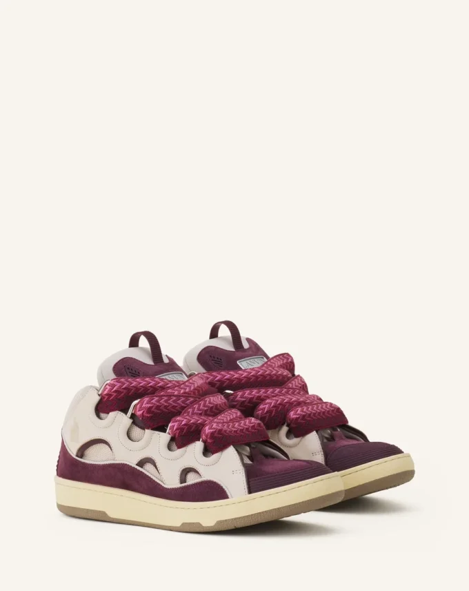 Baskets en cuir Curb