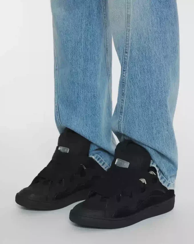 Baskets en cuir Curb