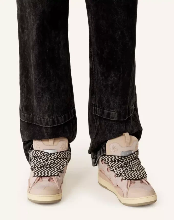 Baskets en cuir Curb