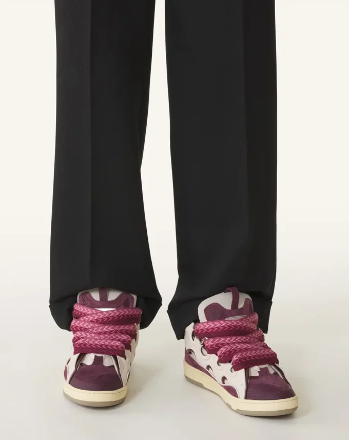 Baskets en cuir Curb