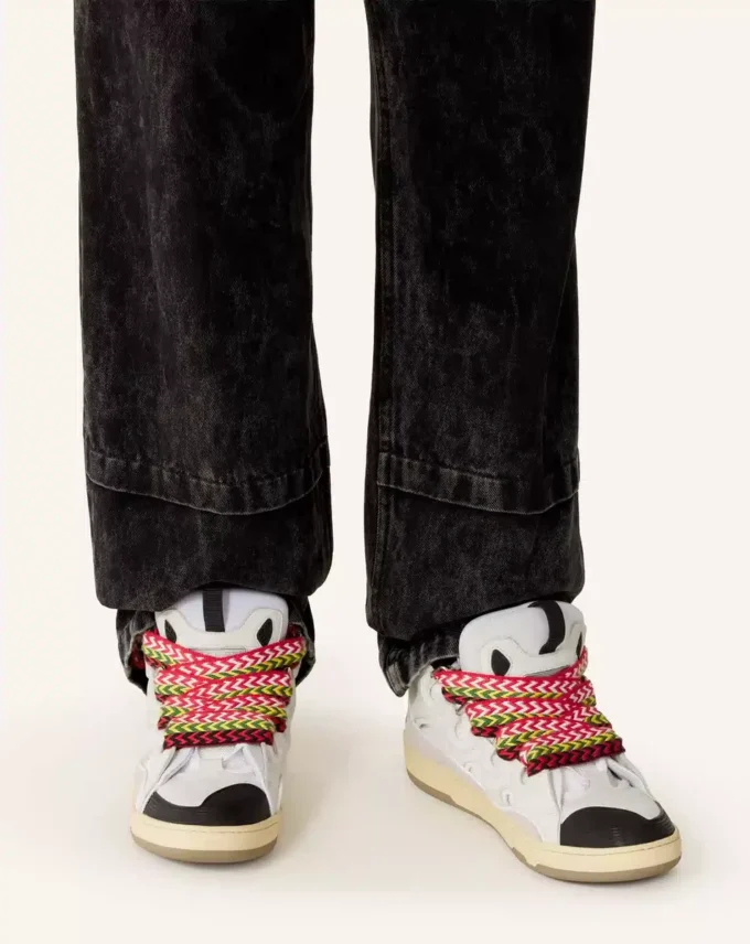 Baskets en cuir Curb