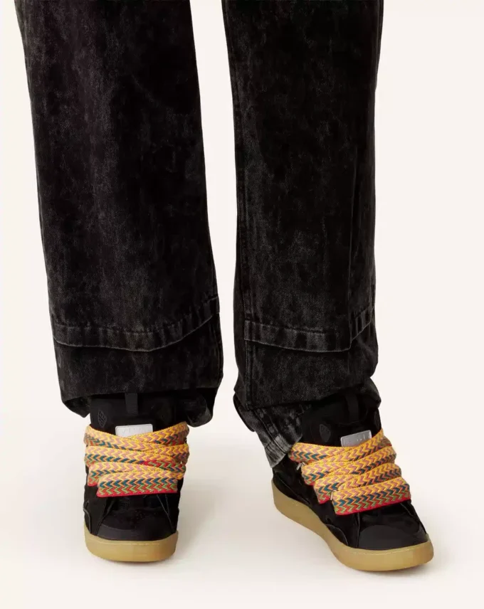 Baskets en cuir Curb