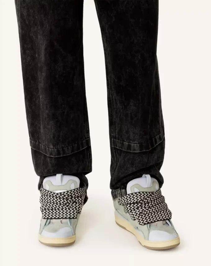 Baskets en cuir Curb