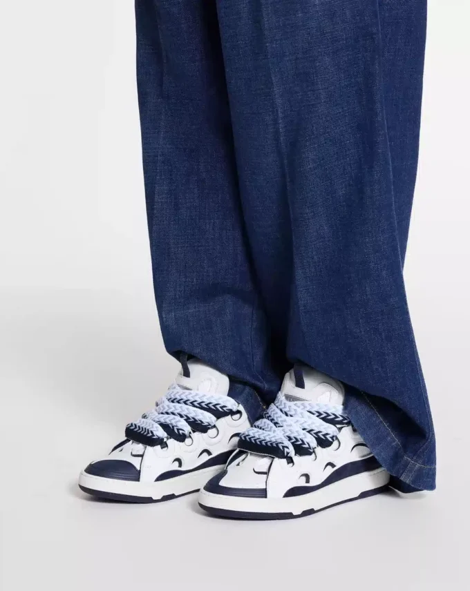 Baskets en cuir Curb