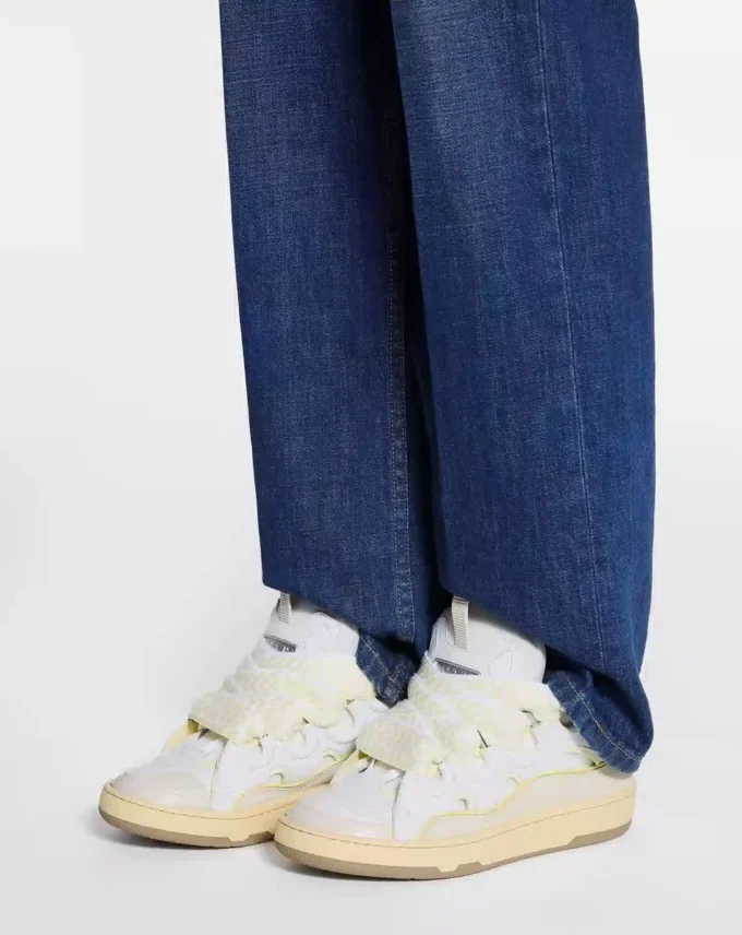 Baskets en cuir Curb