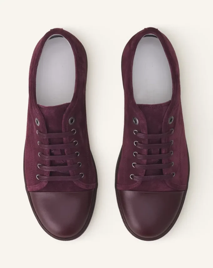 Baskets en cuir et daim Dbb1