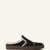 Baskets mules en daim Dbb1