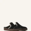Baskets mules en daim Dbb1