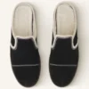 Baskets mules en daim Dbb1