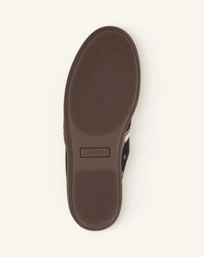 Baskets mules en daim Dbb1