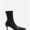 Bottines à nœud Lanvin en cuir