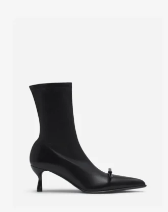 Bottines à nœud Lanvin en cuir