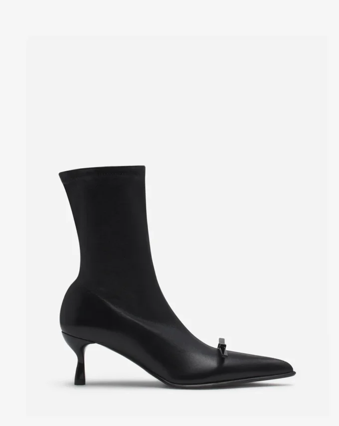Bottines à nœud Lanvin en cuir