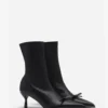Bottines à nœud Lanvin en cuir