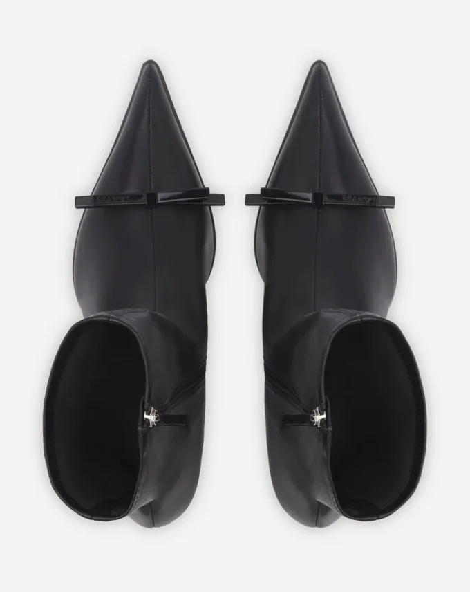 Bottines à nœud Lanvin en cuir