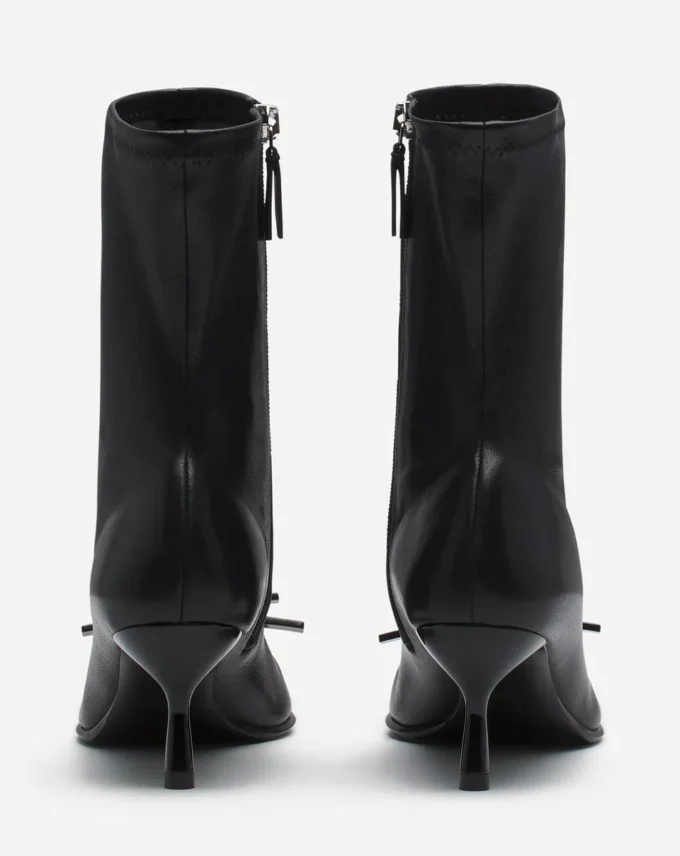 Bottines à nœud Lanvin en cuir