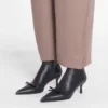 Bottines à nœud Lanvin en cuir