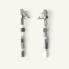 Boucles d&rsquo;oreilles longues Rhythmique