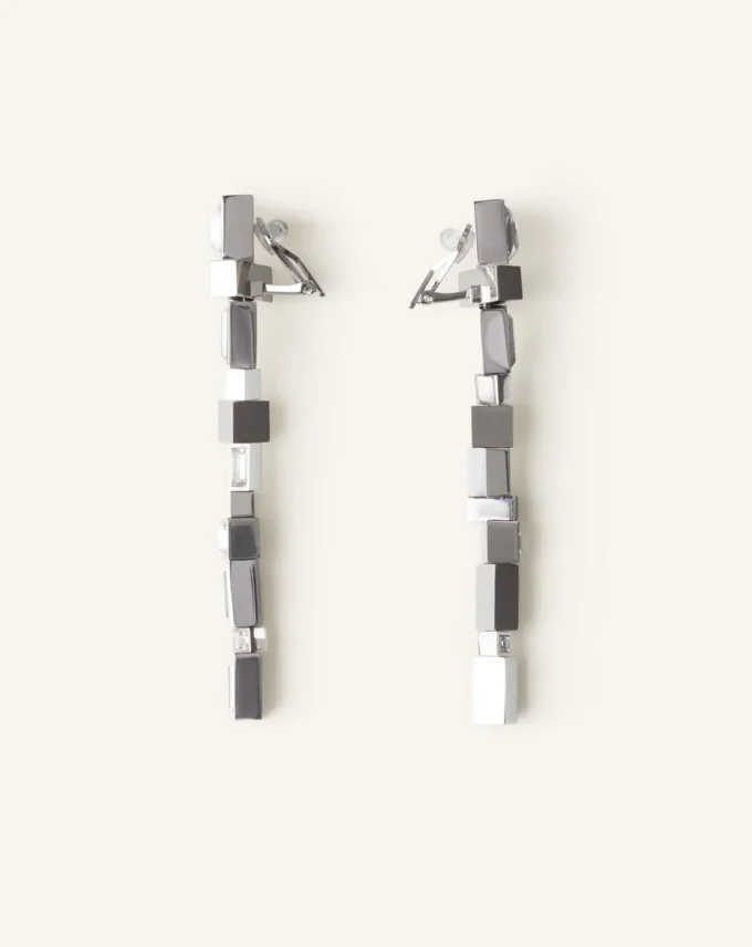 Boucles d&rsquo;oreilles longues Rhythmique