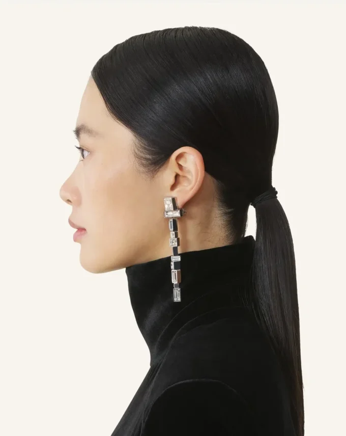 Boucles d&rsquo;oreilles longues Rhythmique