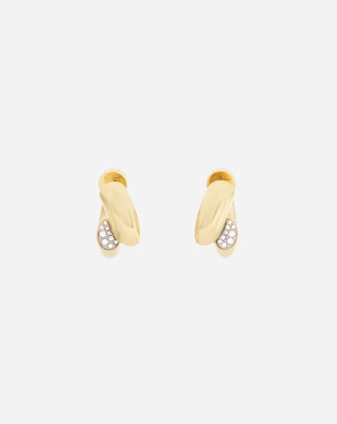 Boucles d&rsquo;oreilles Sequence by Lanvin en strass