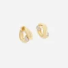 Boucles d&rsquo;oreilles Sequence by Lanvin en strass